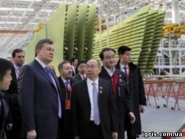 Янукович продал Китаю 5% всей территории Украины