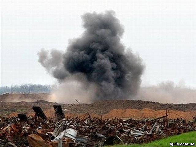 В Борисполе взорвался артиллерийский снаряд